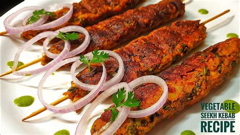 Veg Seekh Kabab Recipe Iftar Special Vegetable Seekh Kabab Recipe