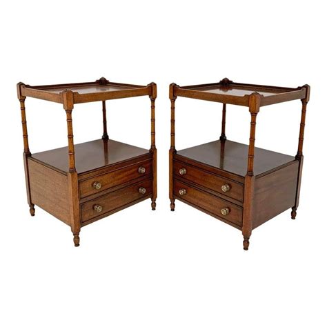 C 1930s Arthur Brett And Sons English Regency Style Side Tables A Pair Side Table Table