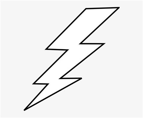 Simple Lightning Bolt Outline