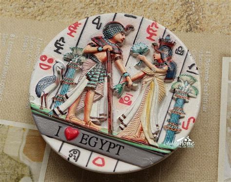 Ancient Egyptian Queen Pharaoh Pyramid Tourist Fridge Magnet Souvenirs