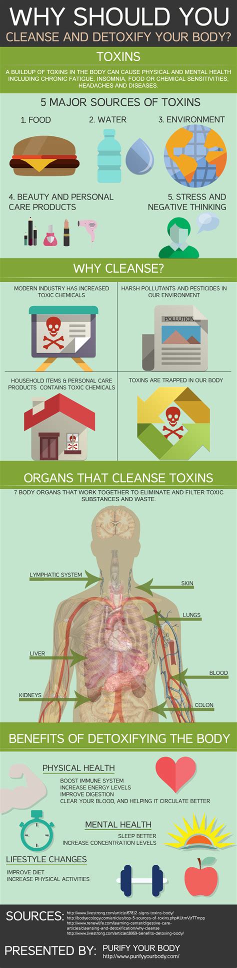 Detoxify Your Body Infographics Mania