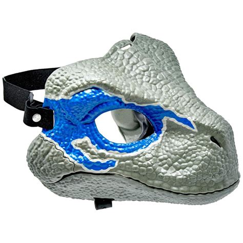 Jurassic World Velociraptor Blue Dinosaur Mask Gcv81 By Mattel