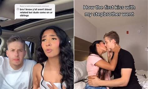 Couple Who Are Step Siblings Divide Tiktok With Their Bizarre Videos