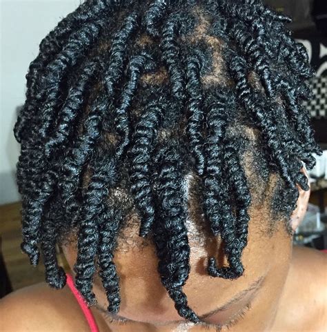 Twist braided hairstyles for black women. 5 Steps For A Super Defined Twist Out | Short hair twist ...
