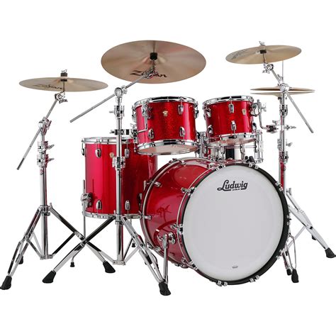 Ludwig Classic Maple 4 Piece Mod Shell Pack With 22 Bass