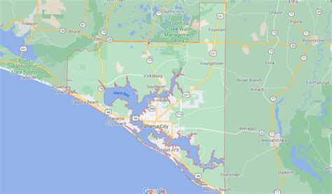What County Is Bay Florida Where Is Map