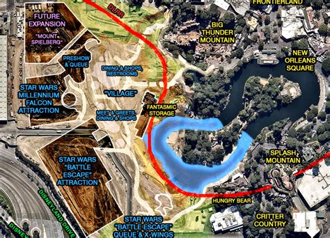 The only way to experience star wars: A look from above: Star Wars land at Disneyland - Travel ...