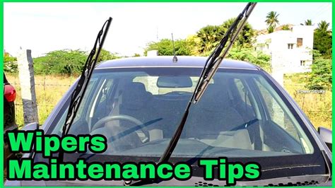 Windshield Wipers Simple Maintenance Tips Youtube