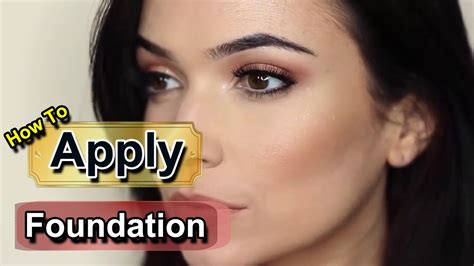 how to apply foundation beginners makeup makeup tips and tricks youtube