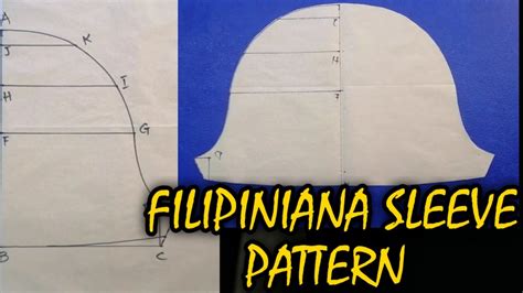 filipiniana sleeve pattern how to sew filipiniana sleeve diy easy filipiniana sleeve pattern