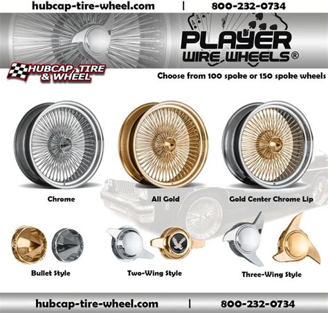 All Gold Chrome Gold Center W Chrome Lip Wire Wheels Choose From