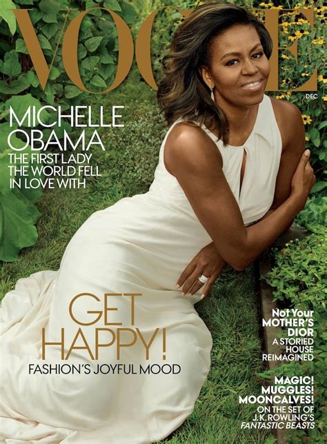 Michelle Obama In Posa Per Vogue Lultima Copertina Da First Lady Il