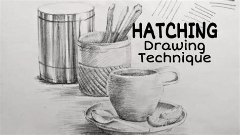 Hatching Drawing Technique Tutorial Youtube