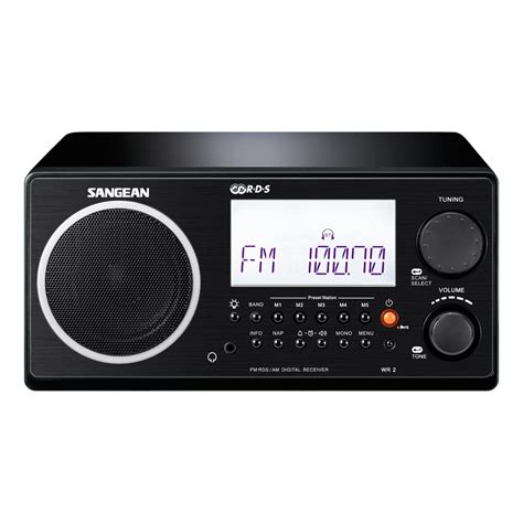 Sangean All In One Amfm Alarm Clock Radio With Large Easy To Read