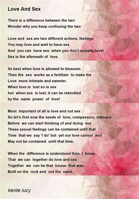 Best Poems About Love And Sexuality