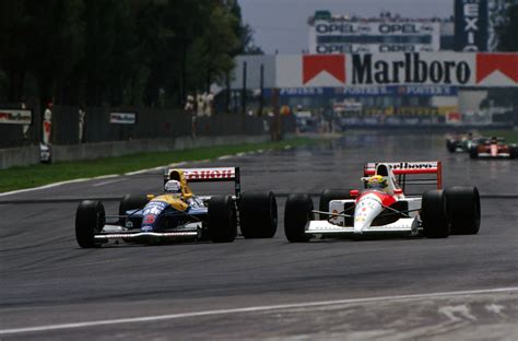 Mansell And Senna Duel At The 1991 Mexican Gp R Formula1