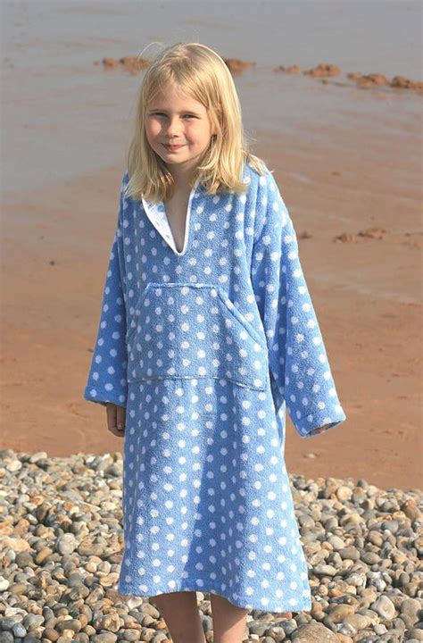 Childrens Towelling Beach Robes Beach Robe Towel Dress Swim Dress