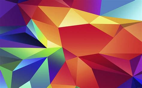 Download Colourful Shapes Pattern Wallpaper