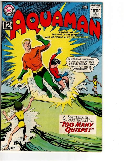 Aquaman 6 Comic Book Silver Age Nick Cardy Cover Dc Comics 1962 Ebay