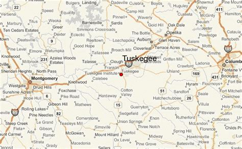 Tuskegee Al Map