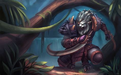 League Of Legends Rengar By Dinulescu Alexandru Digital Art Fantasy