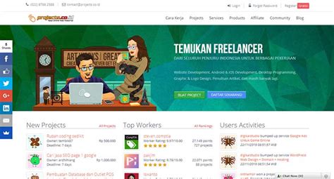Situs Freelance Indonesia Terbaik Paling Dicari Freelancer Update