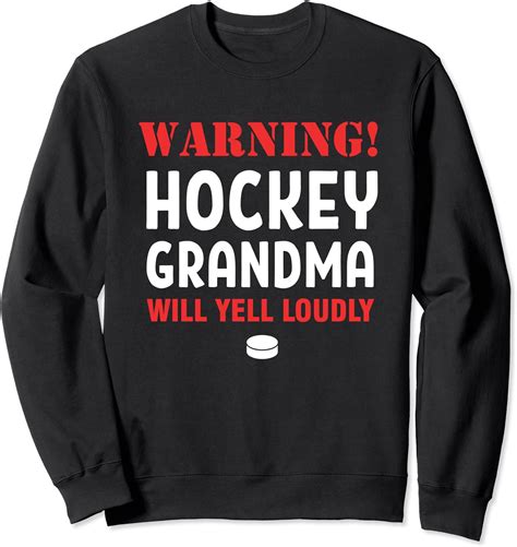 hockey sweatshirt t grandma granny grandmother sweatshirt uk fashion