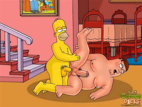 Homer Simpson And Peter Griffin Penis Nude Oral Your Cartoon Porn My