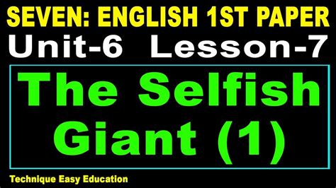 5 Seven English 1st Paper Unit 6 Lesson 8 Class 7 English The
