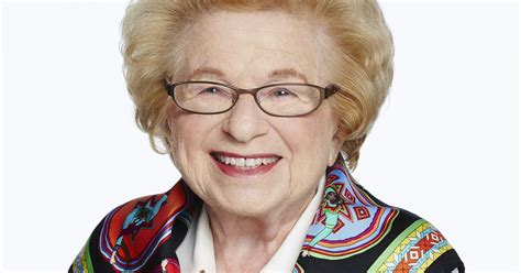 dr ruth talks about — what else — sex