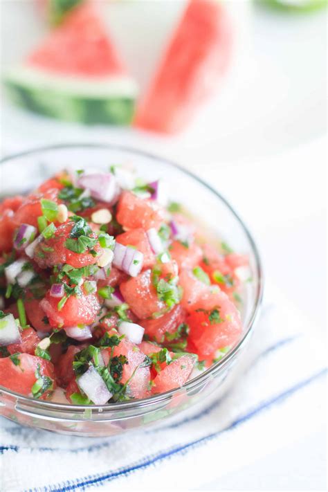 Watermelon Salsa Meiko And The Dish