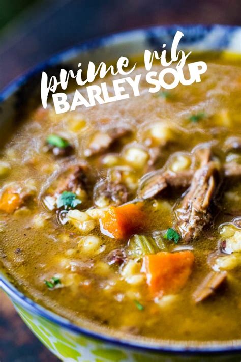 Last updated feb 11, 2021. Beef Barley Soup with Prime Rib | Recipe | Prime rib recipe, Prime rib soup, Rib recipes