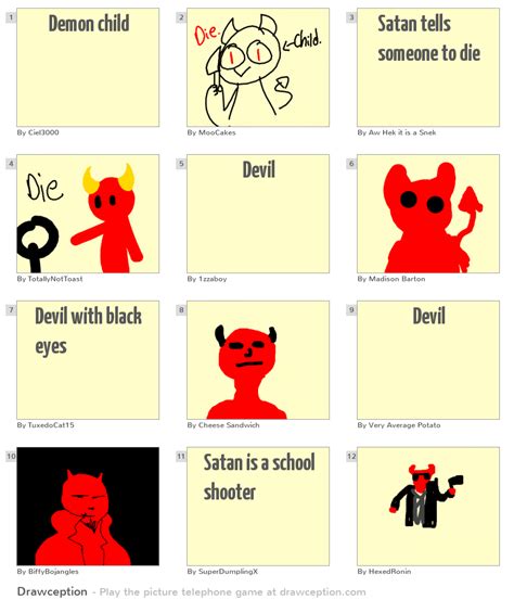 Demon Child Drawception