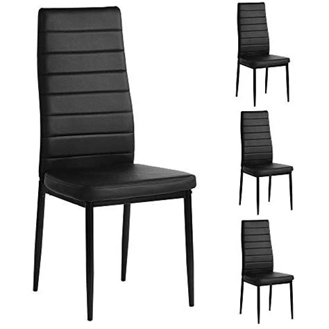 Kitchen chairs all departments alexa skills amazon devices amazon fresh amazon global store amazon pantry amazon warehouse deals apps & games baby beauty books car & motorbike cds & vinyl classical music clothing computers. Huiseneu Modern Black Dining Chairs Set Faux Leather ...