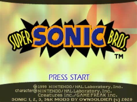 Super Smash Bros 64 Sonic Mods Mod Db