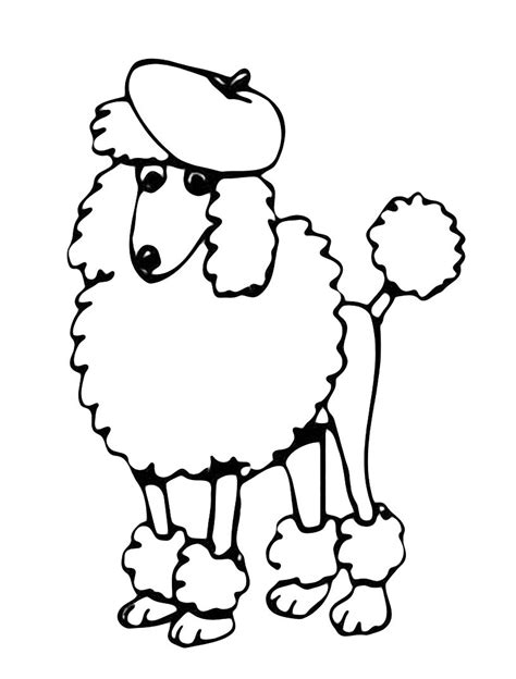 Teacup poodles have a remarkable place around the world. Poodle Coloring Pages to download and print for free
