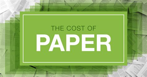 The Cost Of Paper And The Benefits Of Going Paperless Micro Records
