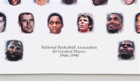 Nba 50 Greatest Players Lithograph Memorabilia Expert