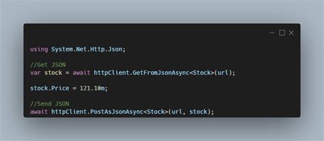 C Get And Send JSON With HttpClient Makolyte