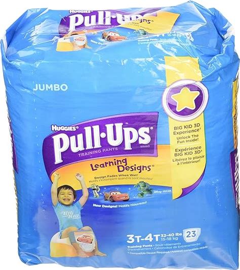 Huggies Pull Ups Learning Designs Training Pants Size 3t 4t 32 40 Lbs Disney Pixar Toy Story