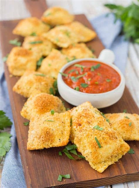 Toasted Cheese Ravioli With Pizza Sauce With Video Rachel Cooks