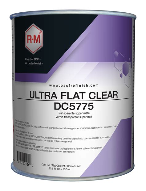 R M Clear Coat Dc5775 Ultra Flat Clear Call For Price