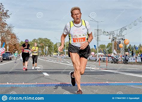 Half Marathon Minsk 2019 Running In The City Editorial Photo Image Of