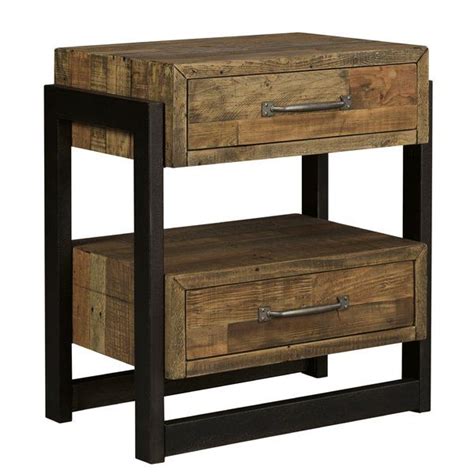 Find stylish home furnishings and decor one drawer nightstand. Burkhead 2 Drawer Nightstand | Brown nightstands, Ashley ...
