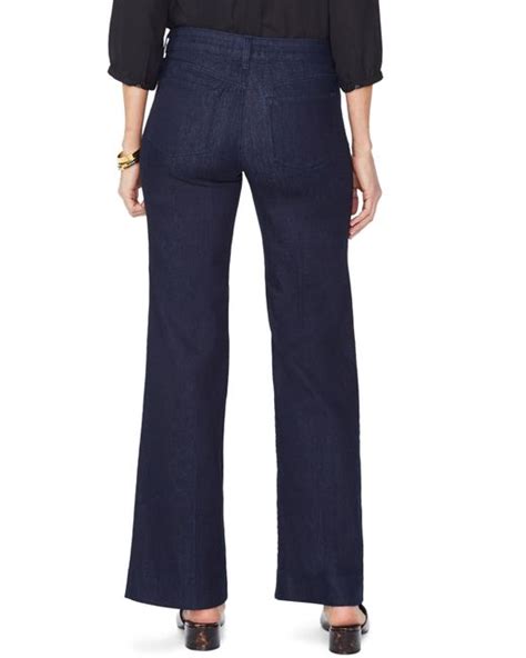 Nydj Denim Teresa Wide Leg Trouser Jeans In Rinse Blue Lyst