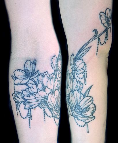 Ornamental Flower Dotwork Tattoo Deanna Wardin Flickr
