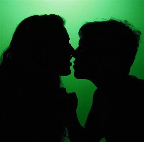 Love Couple And Kiss Image Green Aesthetic Slytherin Aesthetic