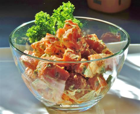 Krystina cuisine Salade fraîche de patates douces