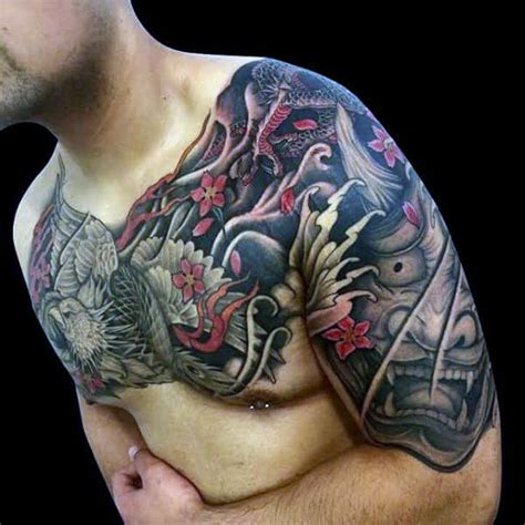 A tattoo depiction that demands the mask design is painted red. 100 Hannya Mask Tattoo Designs For Men - Japanese Ink Ideas
