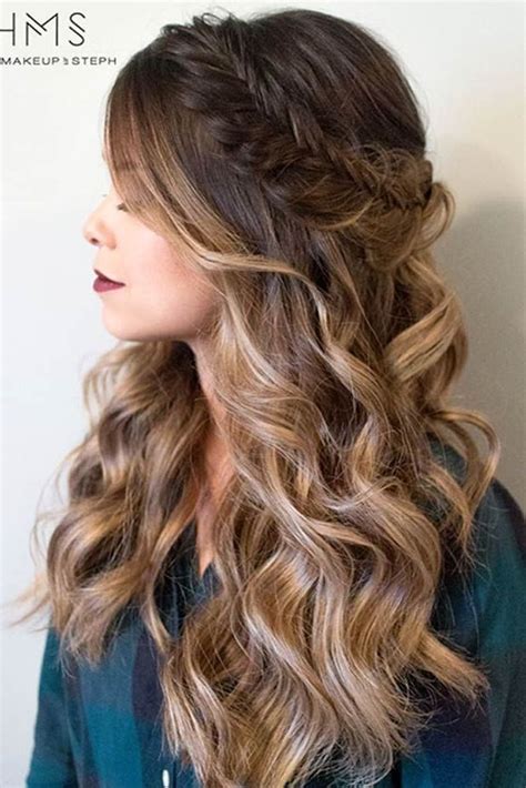Try Half Up Half Down Prom Hairstyles Prom Hair Long Hair Styles Prom Hairstyles